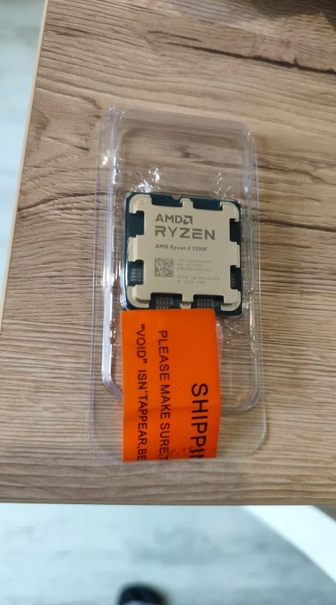 AMD Ryzen 5 7500F Processor CPU R5 7500F Up to 5.0 GHz 6-Core 12-Thread 32MB Game Cache Socket AM5 DDR5 5200MHz Desktop PC Gamer photo review