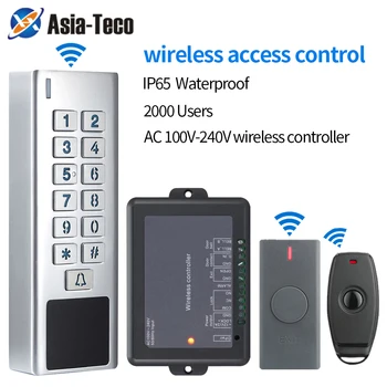 IP67 Waterproof 433Mhz AC 100V~240V Wireless Access Control Kit Electronic Lock RFID Lock Remote Control Door 1