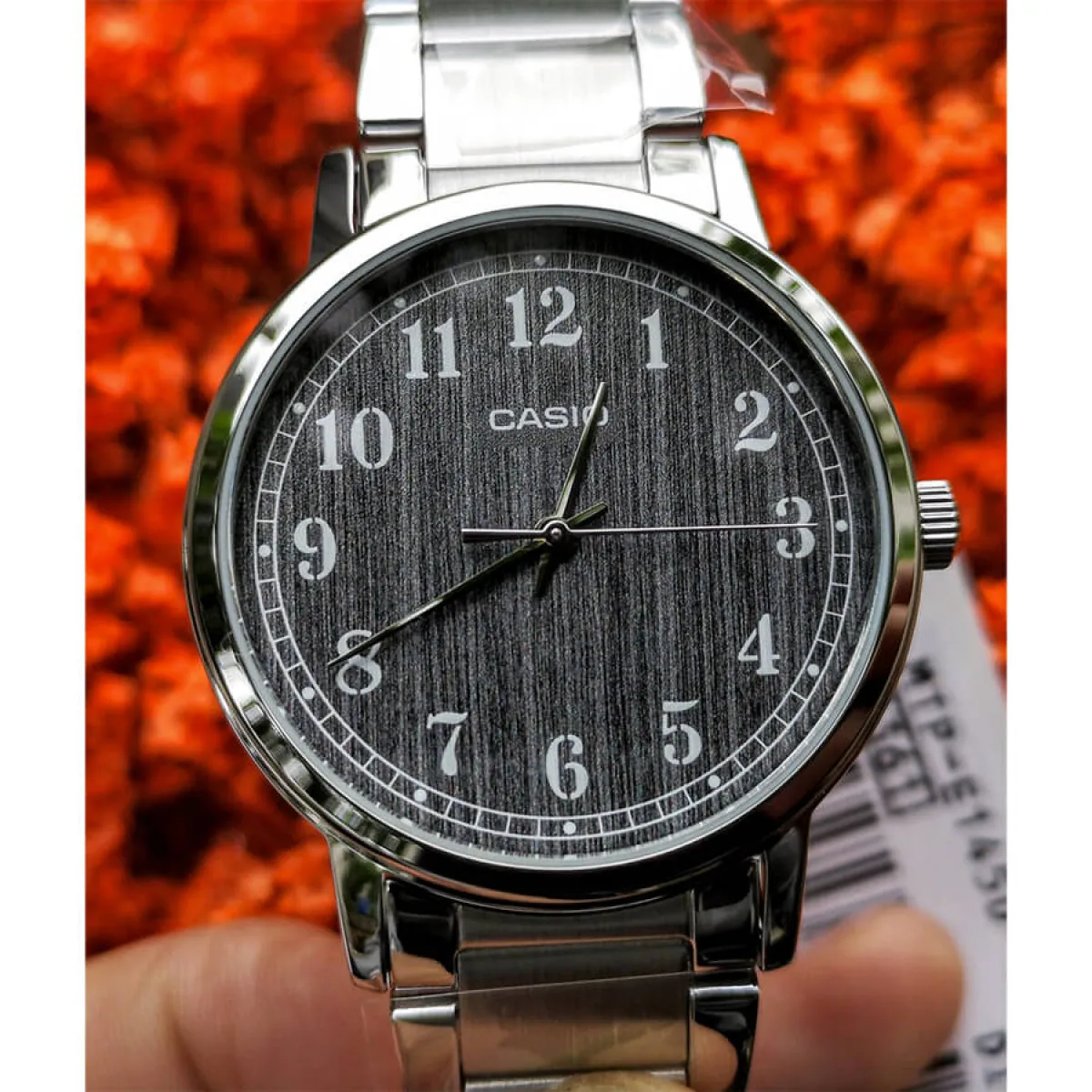 Orologio Casio Cinturino In Acciaio Inossidabile Mtp-E145D-1B Orologio Con Cinturino In Acciaio Inossidabile Casio Mtp-E145D-1B