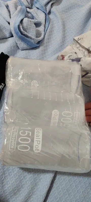 4Pcs Sealed Storage Box Transparent Kitchen Food Grain Organizer Storage Tank Plastic Large capacity Moisture-proof Sealed Jars photo review