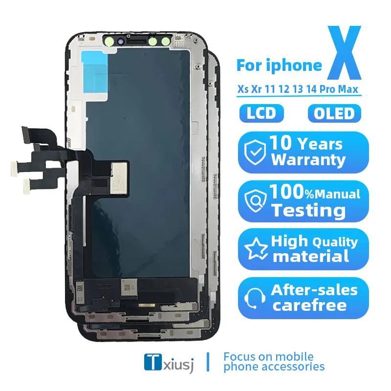 Display Lcd Oled Per Iphone X Xs Xr 11 Pro Max Sostituzione Dello Schermo Iphone 100% Test Schermo Di Alta Qualità Sostituzione Iphone X 11