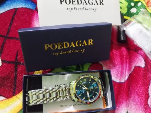POEDAGAR Luxury Watch for Men photo review