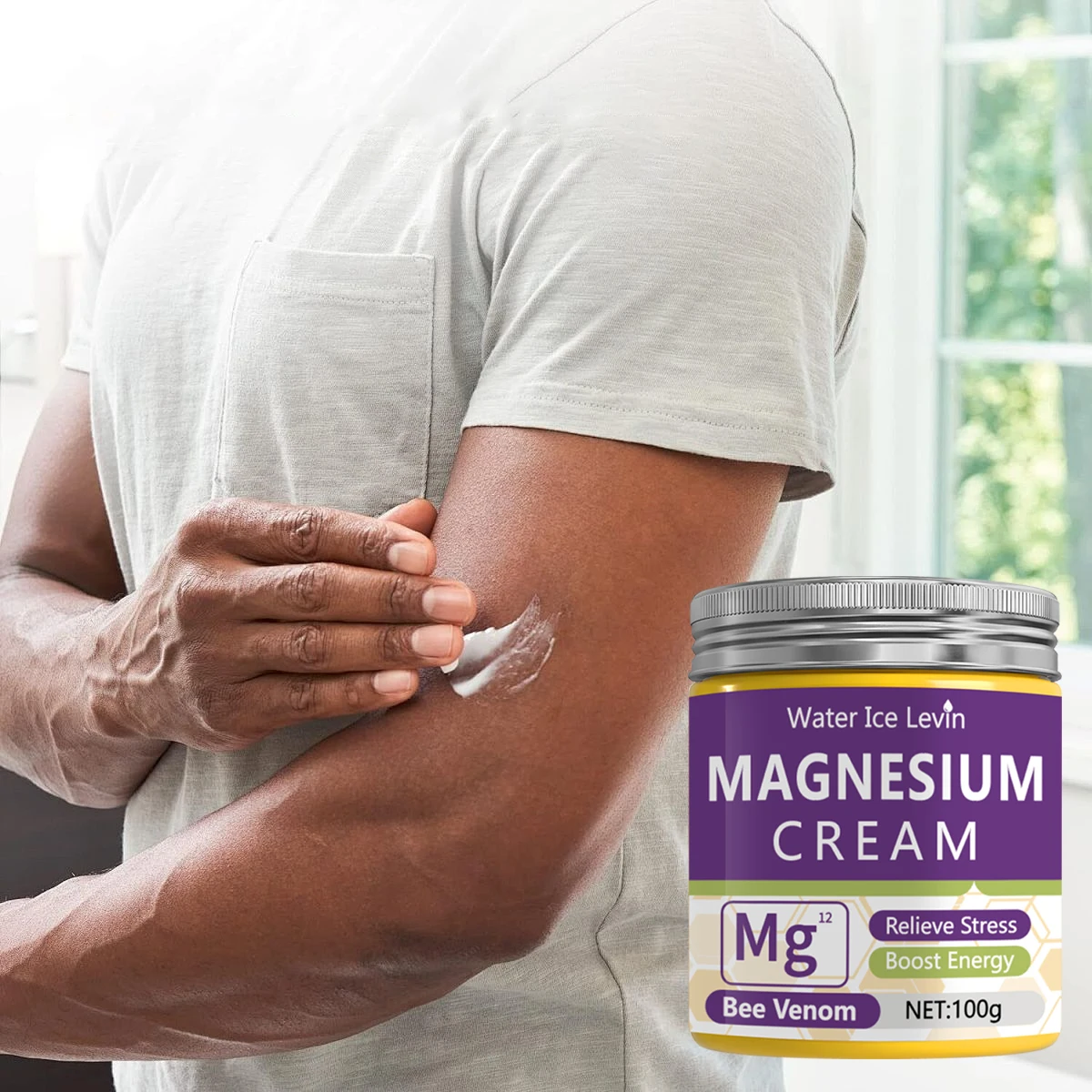 Creme Magnésio com Veneno de Abelha | Energia Pré-Treino e Alívio do Cansaço no Inverno 2