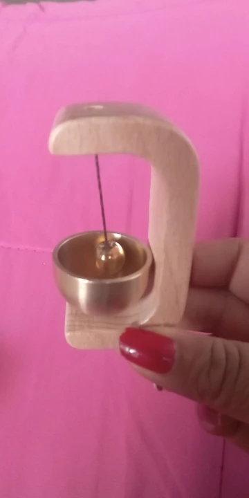Magnetic Walnut Wood Doorbell with Wind Chimes photo review