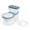 Childrens Simulation Grey Solid Baby Training Potty With Flushing Sound 4