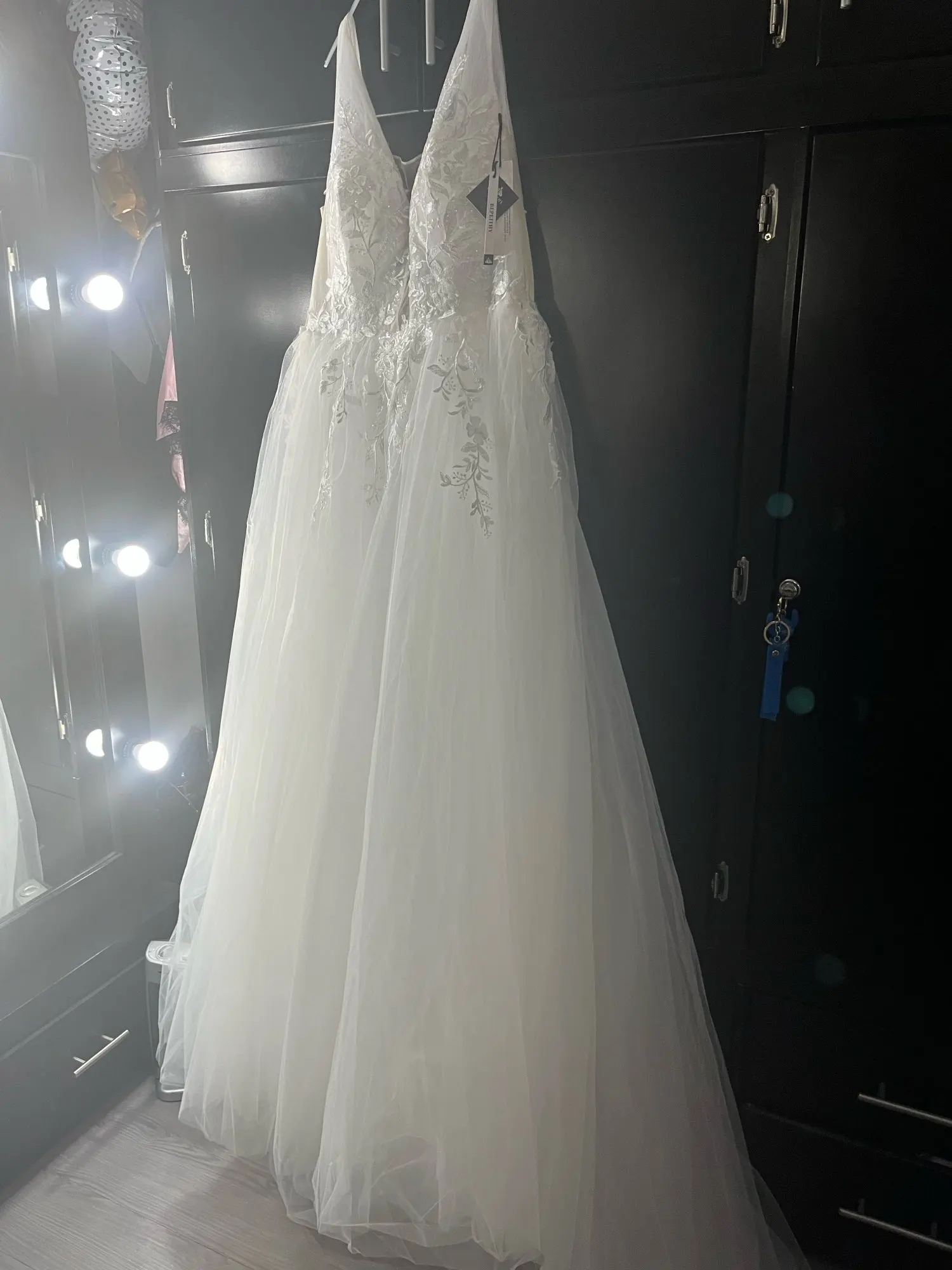 White boho wedding dress photo review