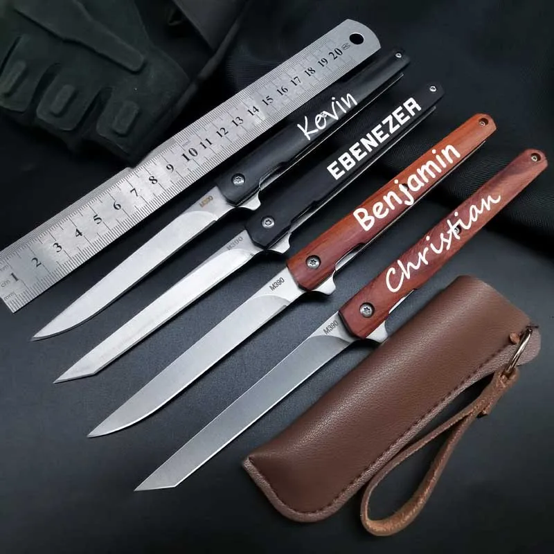 

Mini pocket pen knife folding knife M390 outdoor knife