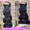 15A Super Double Drawn Virgin Body Wave Bundles Raw Human Hair Bundles Vietnamese Hair Thick Human Unprocessed Hair Extensions 5