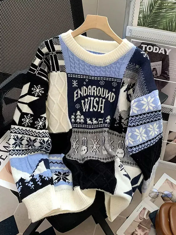 Mens Vintage Christmas Sweaters  Retro Mens Christmas Sweaters - Pullovers  Vintage - Aliexpress