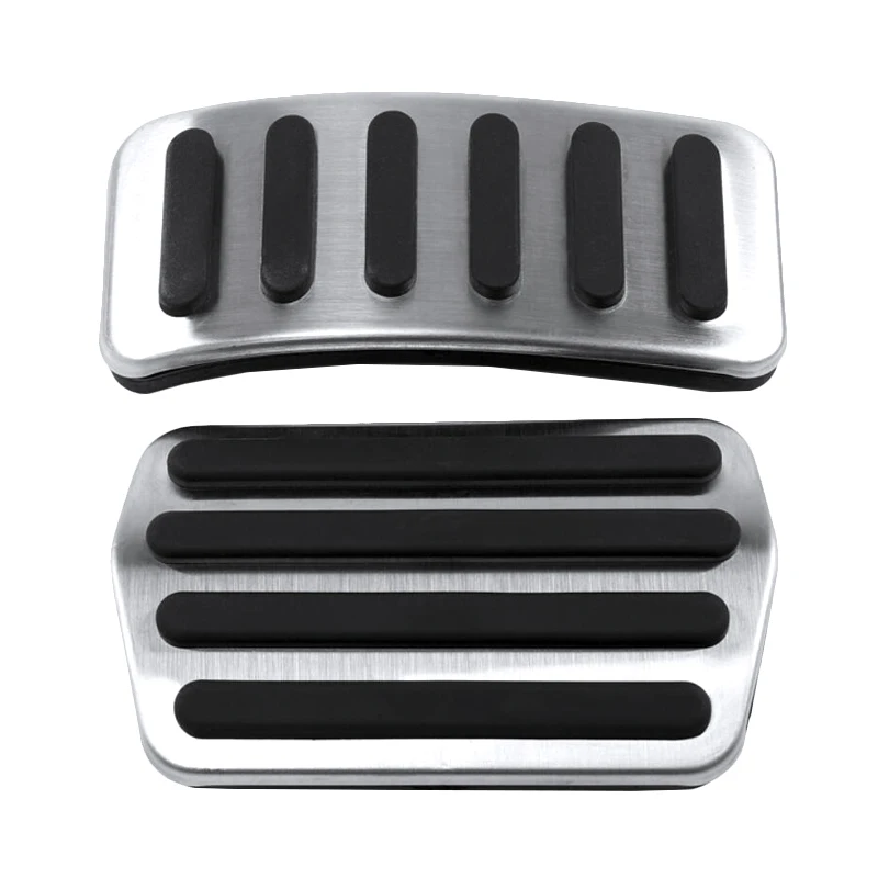 AT MT Car Foot Accelerator Brake Pedal Cover Parts For Volvo V70 XC70 2008 2009 2010 2011 2012 2013 2014 2015 No Drilling