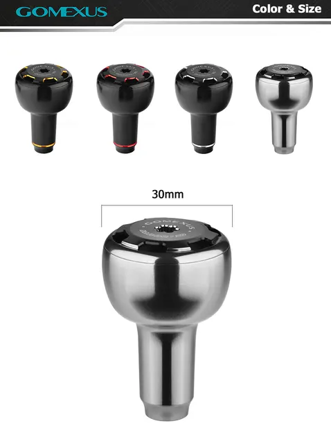 Gomexus Spinning Reel Handle Knob 30mm For Shimano Stradic Ci4