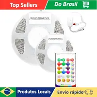 Fita Led RGB Inteligente Dual WI-FI RGB 10Metros Compatível Com Alexa Google Home
