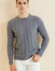 Sweater for Men 100% Merino Wool Knit Sweaters 2023 Fall Winter Warm Long Sleeve Mock Neck Pullovers Male Korean Luxury Clothing 4