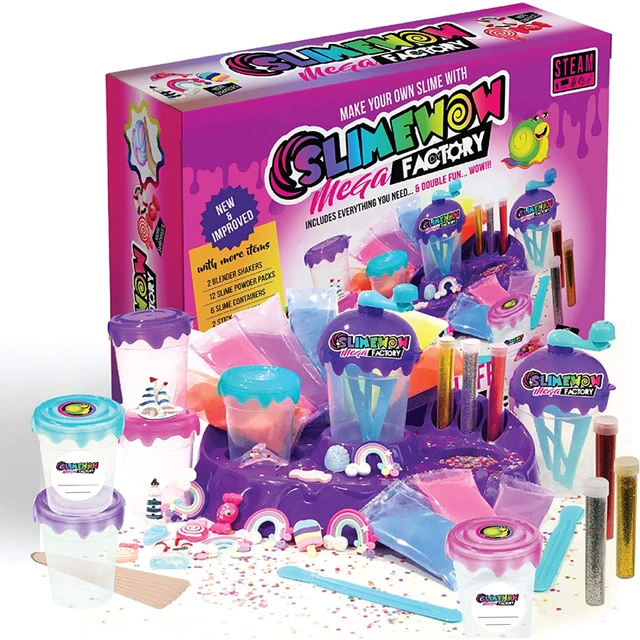 Slime Kit Unicorn DIY Making Fluffy Slime Complete Supplies KIT Including  POOPSIE Surprises Art and Crafts