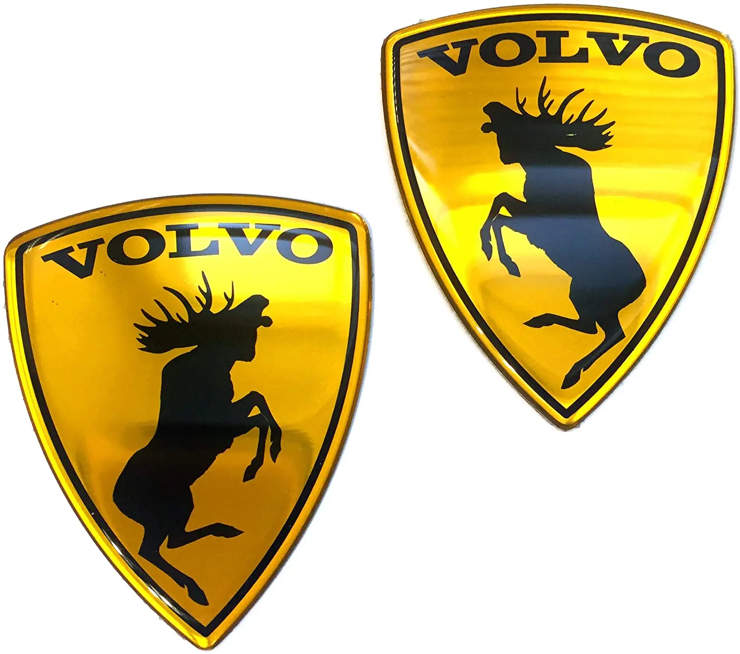 Alstickers moose!Алюминиево-Полиуретановые автомобильные наклейки для Volvo. набор из 2
