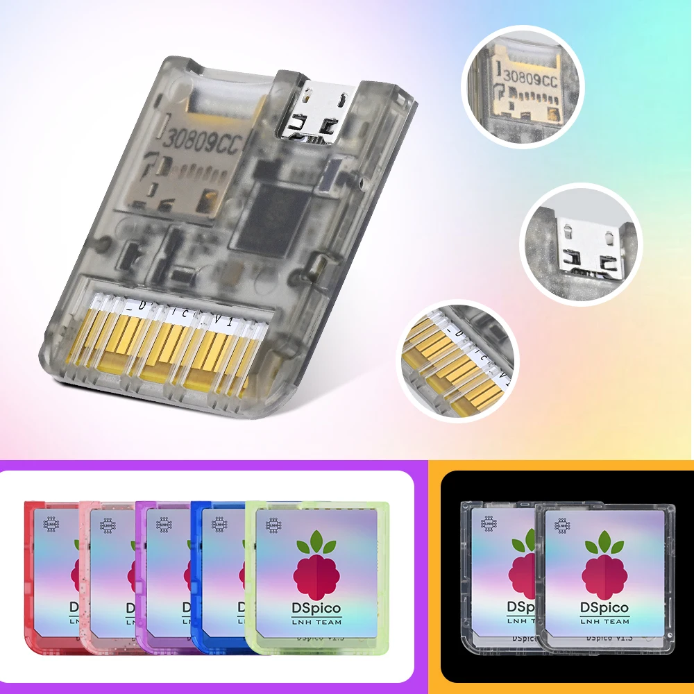 Leitor de Jogos RP2040 MCU DSpico Compatível com Consoles NDS, NDSL, DSi e 3DS