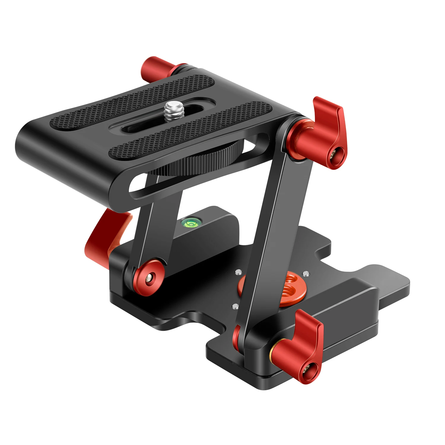 Upgraded Z-Flex Tilt Head Z Type Tripod Head with 4 Adjust/Fixing Knob, Quick Re