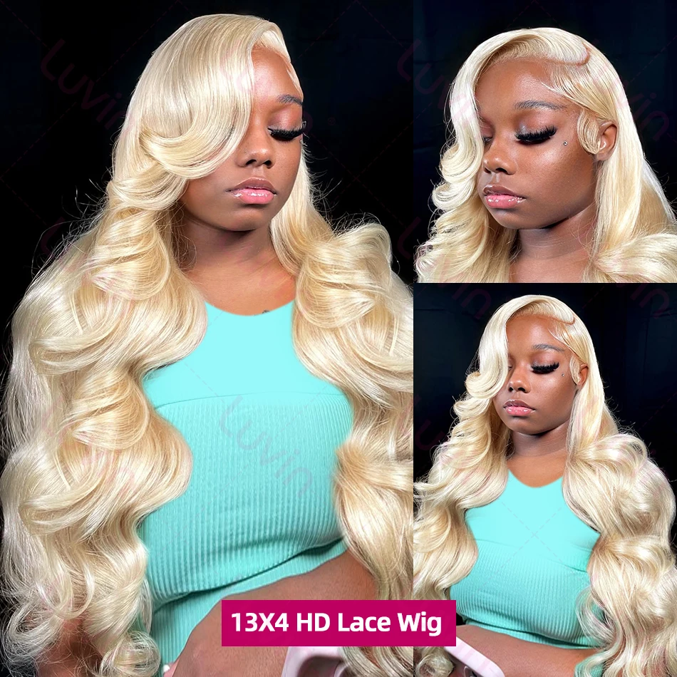 250% 613 Honey Blonde 30 40 HD 13x6 Body Water Wave Lace Frontal Human Hair Wigs 13x4 Transparent Lace Front Brazilian Remy Wig 2