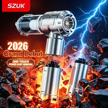 SZUK 2026 Portable Wireless Vacuum Cleaner Mini blower Multi New Car Vacuum Cleaner Powerful Handheld Cleaning Machine with LED 1