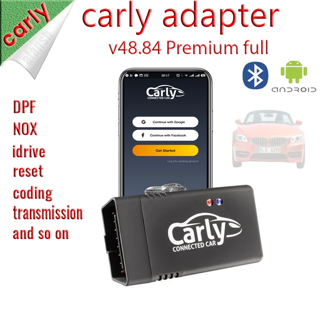 Carly OBD Adapter Tester-Program za kodiranje