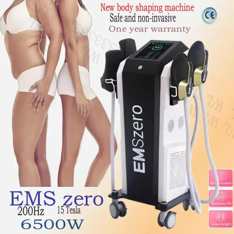Emszero Emsslim Neo Ems Perdita Di Peso E Guadagno Muscolare 6500W Rf Hiemt Stimolazione Elettromagnetica Per La Perdita Di Peso 2024 Nuovo