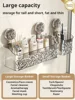 Bathroom Shelf Suction Cup Wall Mount Corner Storage Shelves Shampoo Holder Cosmetic Rack Shower Drain Basket Bathroom Organizer 4