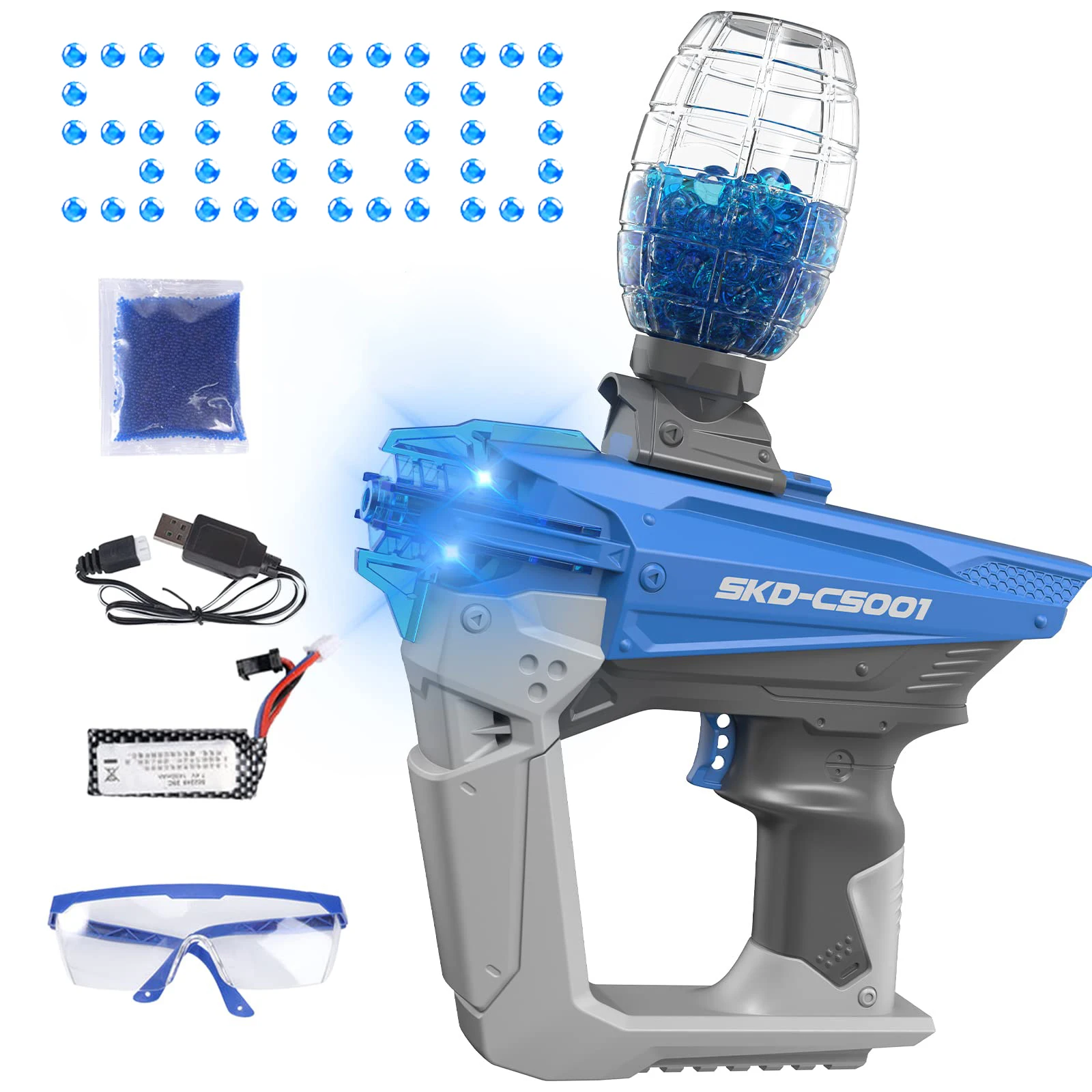 2022 New Water Ball Beads Gel Blaster Gun Toys Electric Burst Water Bombs Shooter Weapon Outdoor