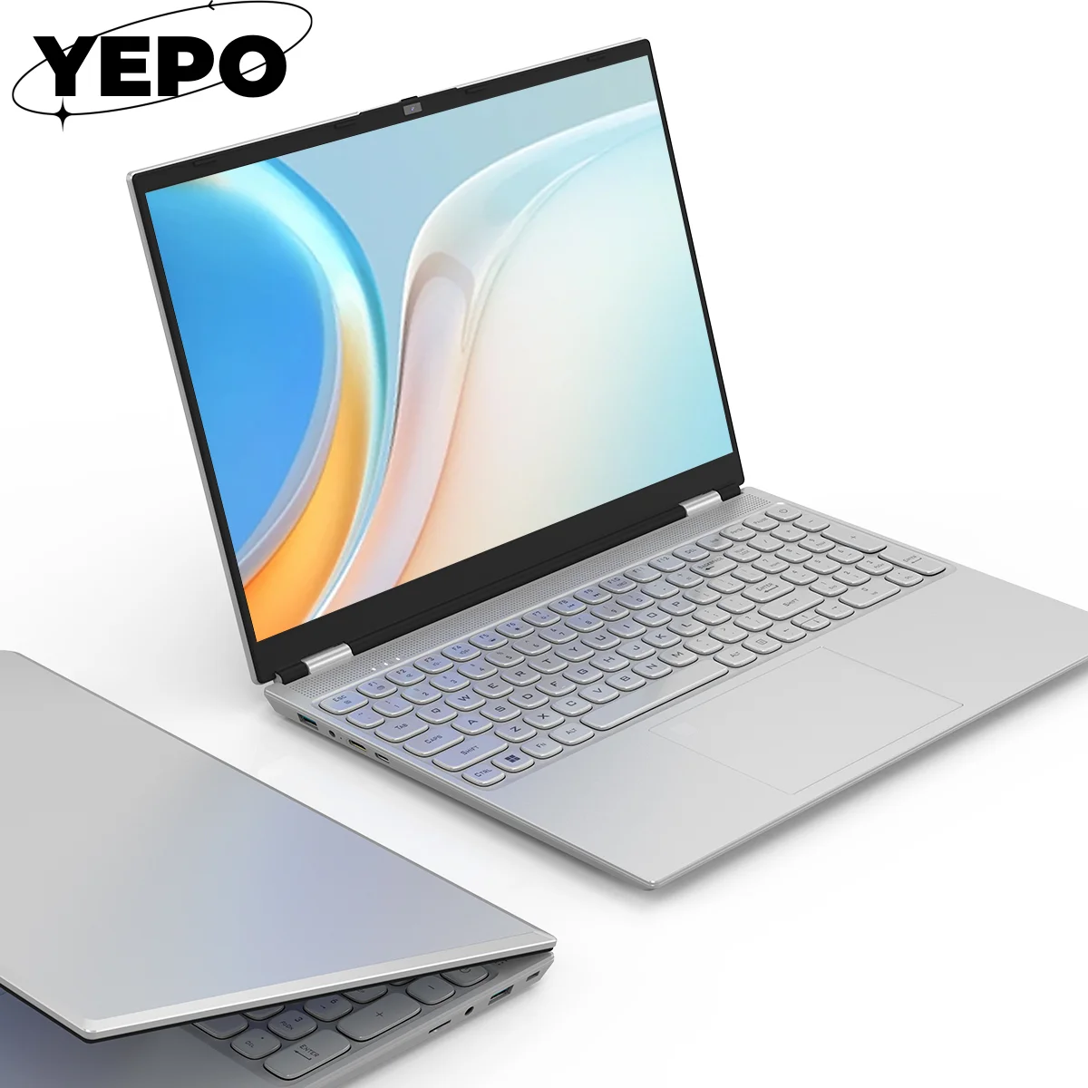 Hot Sale Gaming Laptop 16" Full HD Display Intel Thin and light body17mm Windows 11 computer notebooks 32GB+2TB Keyboard keycaps 6