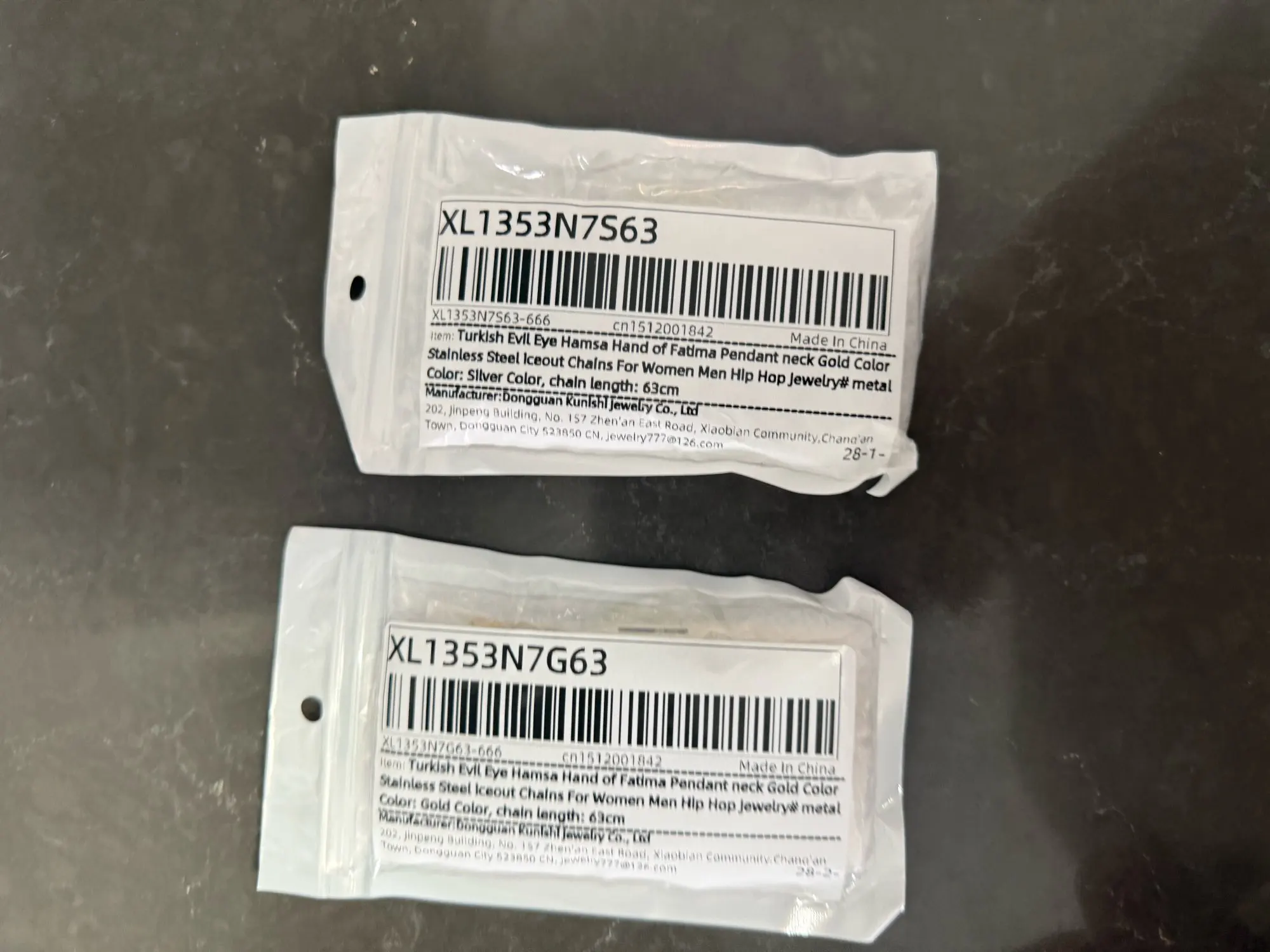 Hamsa Hand of Fatima Necklace photo review