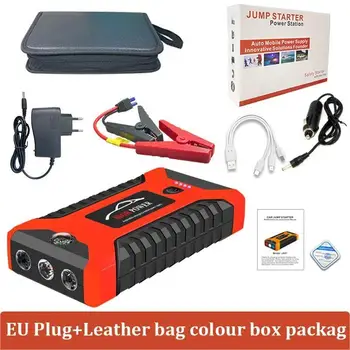 Batteria per auto 12V Booster Jump Starter Caricabatterie per banca di potere Dispositivo di avviamento Illuminazione di emergenza automatica portatile