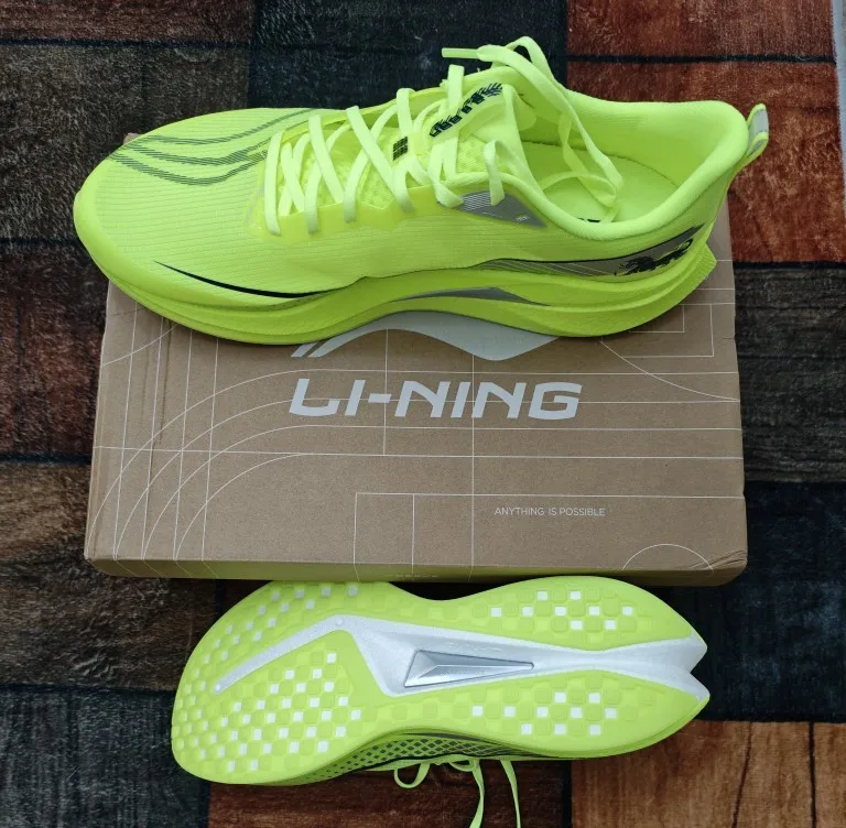 Li-Ning Men's RED HARE 9 PRO Racing Running Shoes BOOM Cushion Rebound Breathable Reflective LiNing Stable Sneakers ARPW001 photo review