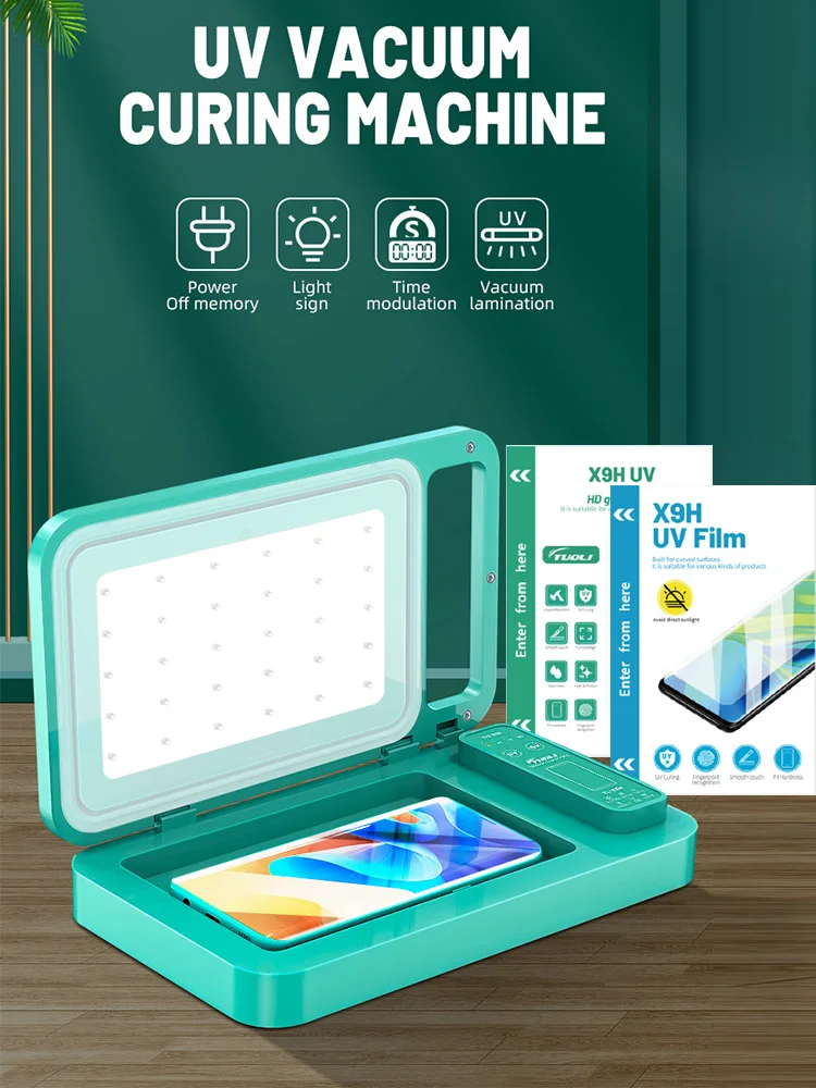 TUOLI UV Fiber Glass Hydrogel Film Screen Protector for Cut Machine UV Vacuum Curing Machine Support in All Phone Model