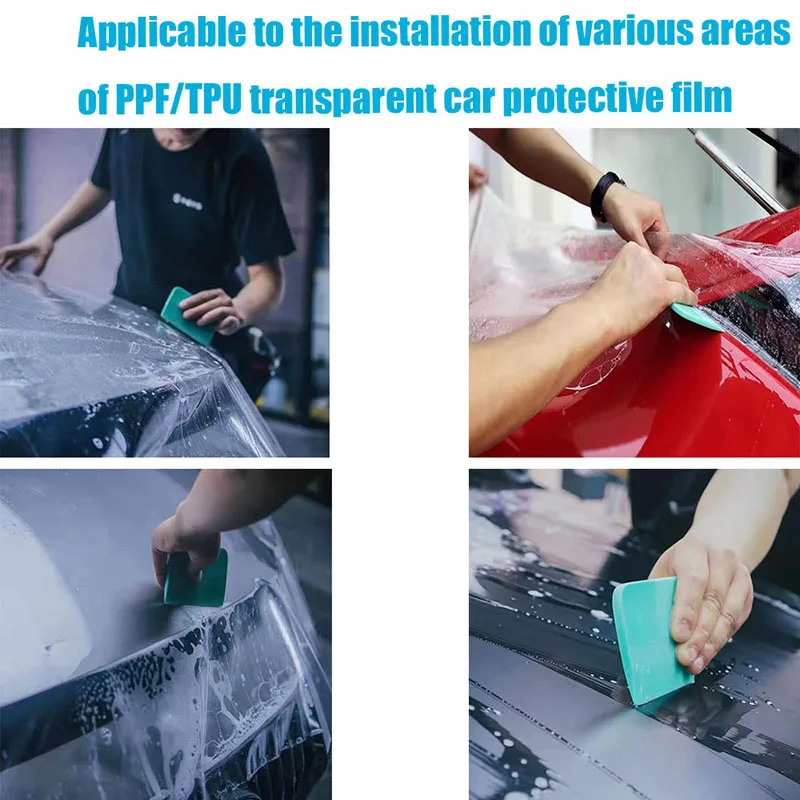 Window Tint Kit Tools TPU PPF Squeegee Car Paint Protection Film Vinyl Wrap Rubber Scraper Auto Accessories Clean Wiper window tinting squeegee vinyl squeegee window tint squeegee car wrapping tools automotive film tools