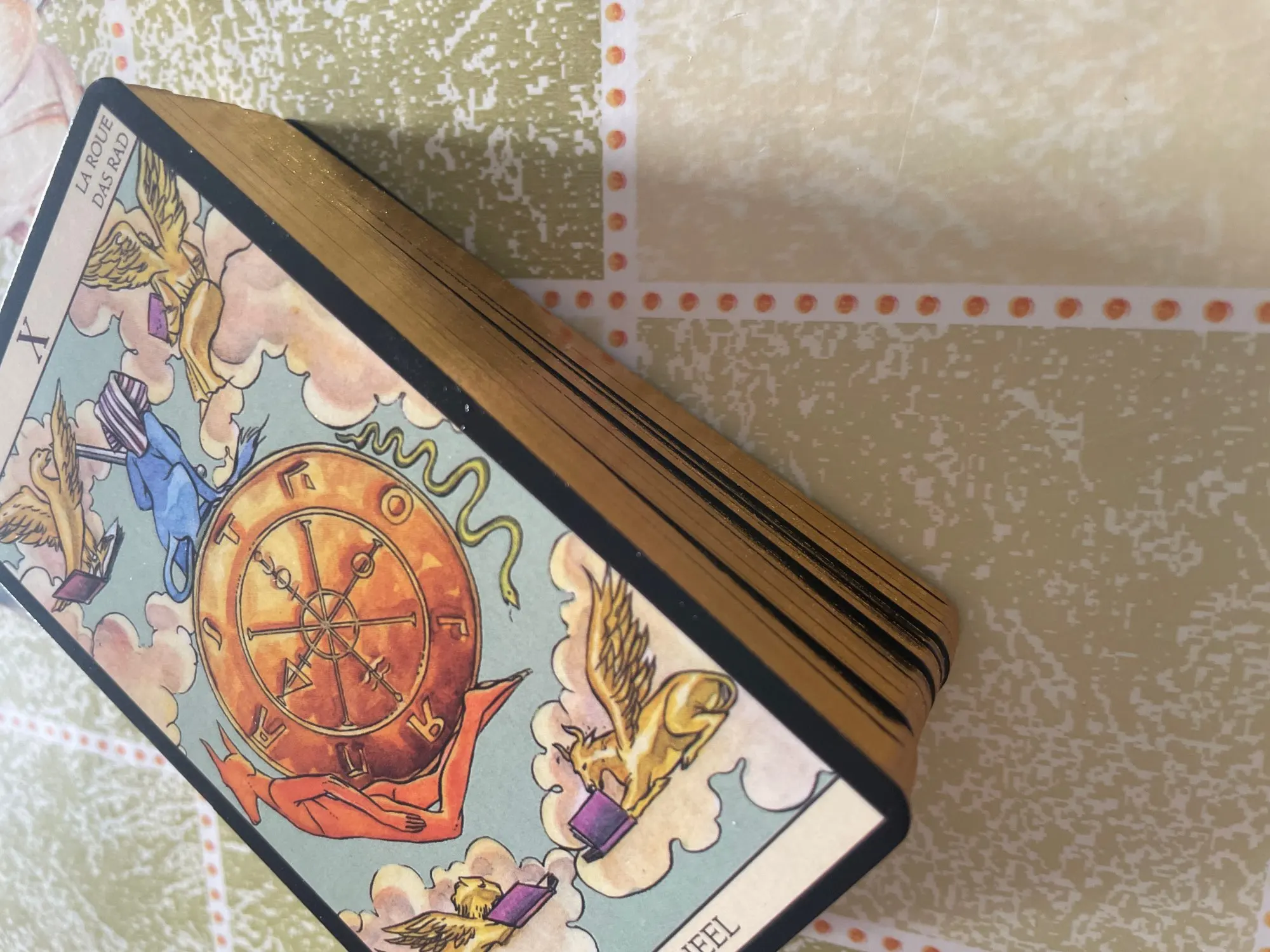 Metal Box Gilded Tarot Deck – Classic Rider–Waite–Smith Cards