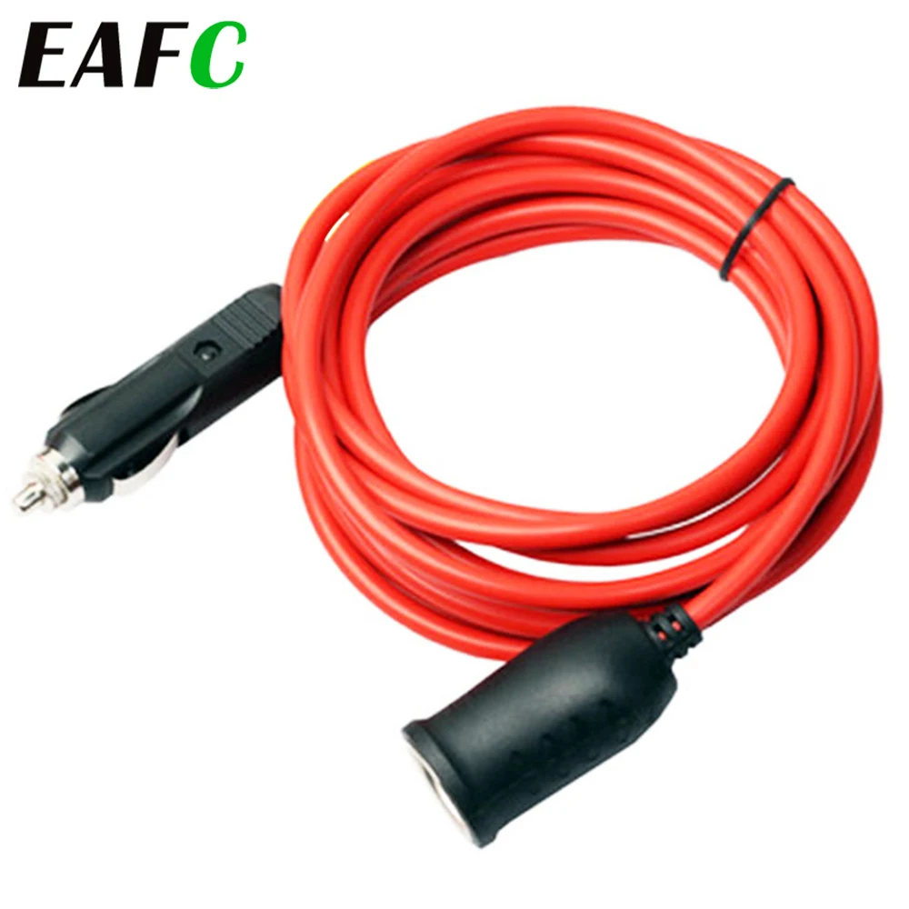 12v 24v 10a Car Cigarette Lighter Extension Cord 3.6m 1.5m Socket