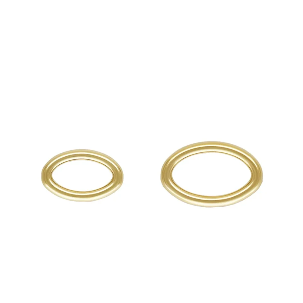 10pcs 2/3/4/5/6mm 14K gold filled closed jump rings 14K gold