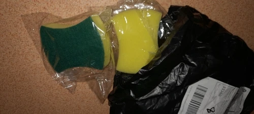 24pcs, Multifunctional Cleaning Sponge, Double-Sided Scouring Pad for Household Cleaning, Dish Sponge, Premium Kitchen Sponge, Durable, Scratch-Free Sponge Wipe, Super Absorbent, Cleaning Products, Cleaning Tool, School Ready photo review