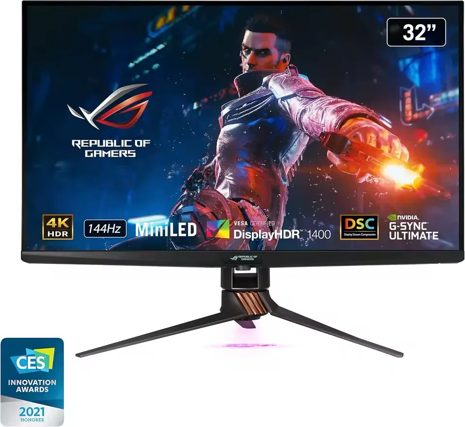En İyi Teklif 2025 Orijinal Swift 32” 4K HDR Oyun Monitörü - 144Hz DSC, UHD (3840 x 2160) PC Monitörü, Mini-LED IPS G-SYNC Ul ile