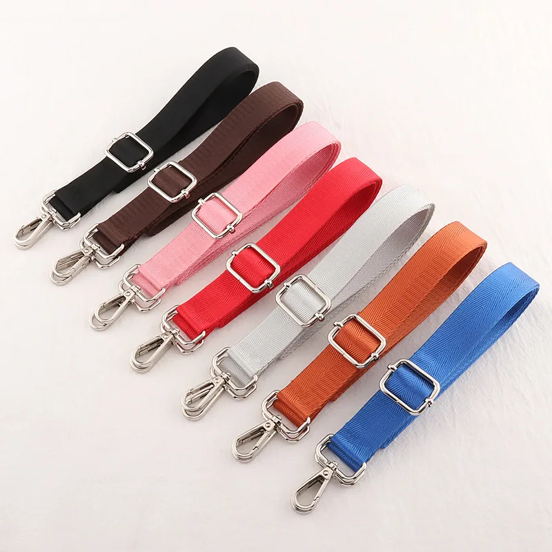

Nylon Bag Strap Adjustable 145cm Narrow Handles Shoulder Straps O Bag Crossbody Replacement Strap Student School Bag Accessories