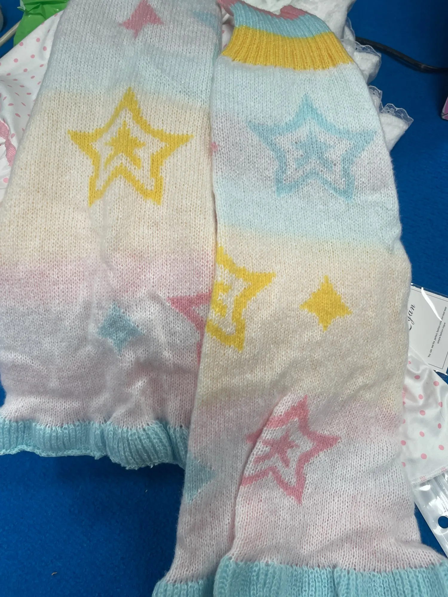 Colorful Leg-Warmers - Jojifuku Aesthetic photo review