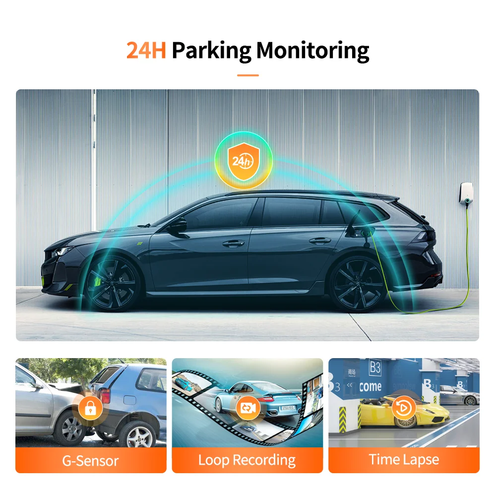 Imagebon Dash Cam 11.26 4K ADAS 백미러 카메라 CarPlay 안드로이드 자동 자동차 DVR WiFi FM GPS AUX 야간 투시경 비디오 레코더