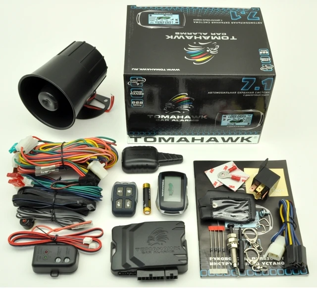 Car Alarm Tomahawk 7.1-Dialog Code, Work At 868 MHz Frequency.