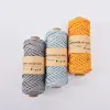 3.0MM x 50M Polyester Macrame Braid Cord for Bag making and Handmade works Thick Knitting cord 2