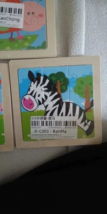 Clearance_60PCS Wooden Jigsaw Color 3D Puzzle Cartoon Characters Animal Early Educational Learning Logical Thinking Focus Puzzle photo review