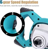 2100 Вт небольшой миксер для краски и покрытия, портативный, 6 скоростей, высокая мощность, ручной электрический миксер для шпаклевки, порошка, цемента, бетона — изображение 3