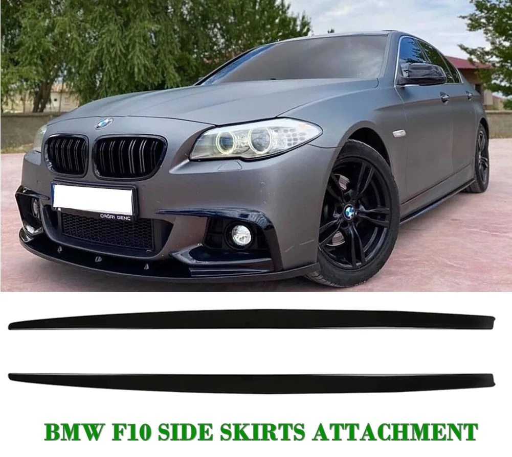

For Bmw 5 Series F10 Side Skirts Attachment 2010-2017 Sill Trim Car Styling Auto Accessory Universal Spoiler Mud Flaps Spilitter