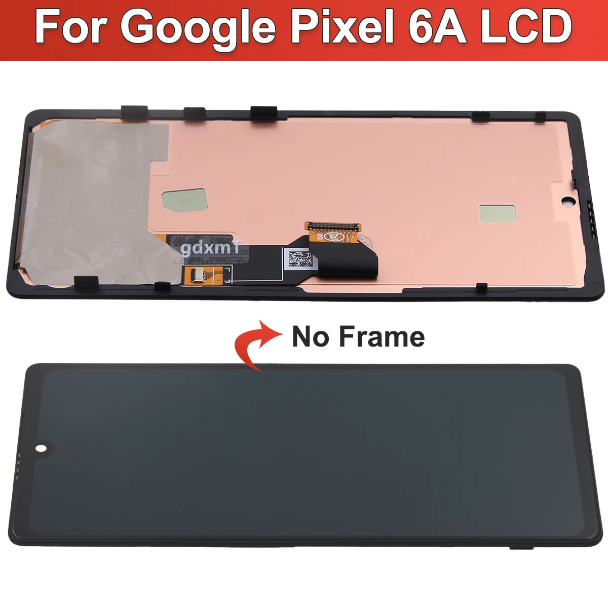 OLED Pixel 6A Display Screen Assembly for Google Pixel 6a GX7AS