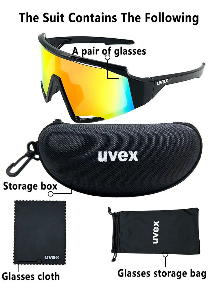 Uvex Spectro Fietsen Zonnebril Brillen Fotochromische Fietsbril Outdoor Sport Man Vrouw Road Mountainbike Bril Bril Bril