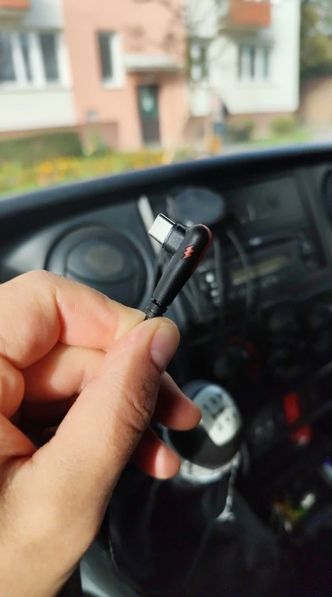 NNBILI 120W Fast Charging USB to Type-C Cable, Nylon Braided, 90 ° Bend Design, Suitable for High Speed Charging of Huawei oppo photo review