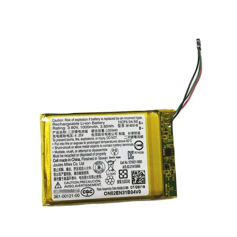 Batteria Agli Ioni Di Litio Per Garmin Edge 530/Edge 830 Gps Tachimetro 1000Mah Sostituzione Della Batteria